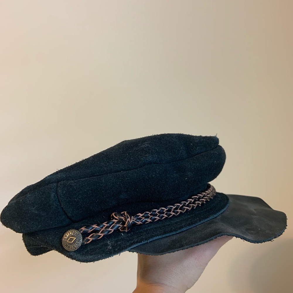 Brixton hat leather